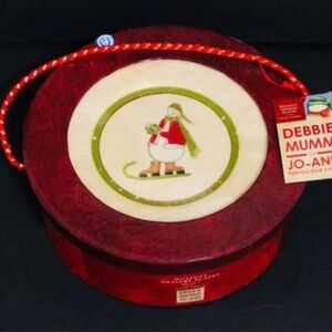 NEW Debbie Mumm For JO-ANN Fabrics Snow Family 7” Dessert Plates 2007